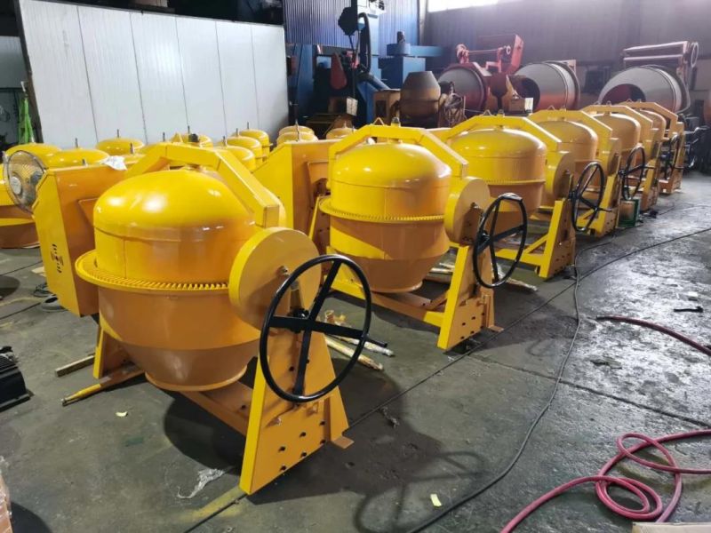 Petrol Engine Powered Movable Mini Type Small Size Portable Concrete Mixer