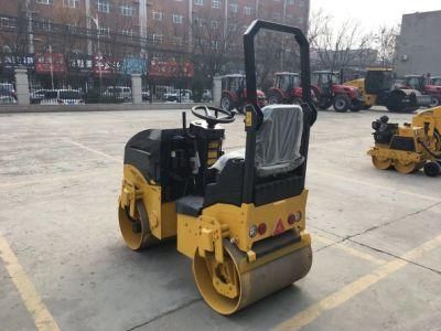 Hand Push Single Drum Vibratory Mini Road Compactor for Road Work