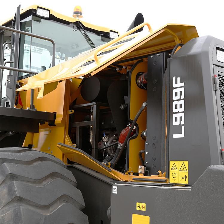 Sdlg L989f 8 Ton Chinese Reliability in Action Wheel Loader with Imported Engine