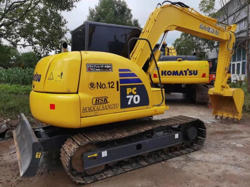 7 Ton Crawler Track Japan Excavators PC70 Used PC35 PC55 PC60 PC78 Excavadora Usada Excavatrice Pelle Producto Used Mini Small Excavator Sale Price