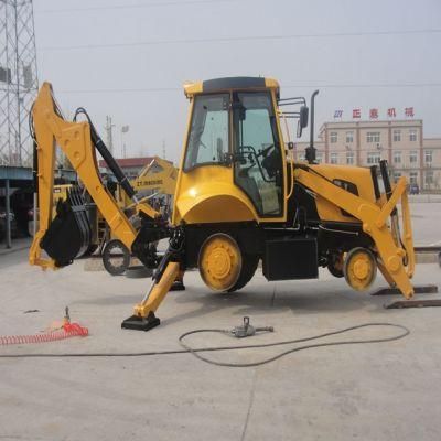 China Mini Backhoe Loader Ztw30-25 2 Ton Wheel Digger