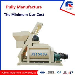 Pully Manufacture Js500, Js750, Js1000, Js1500 Large Concrete Mixer