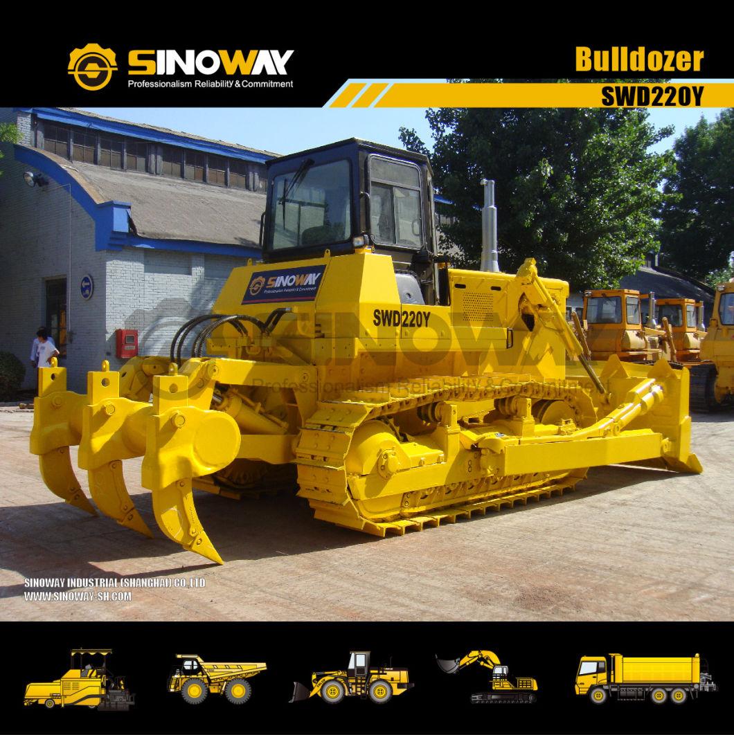 Hot Sale 220HP Crawler Bulldozer with Straight Blade