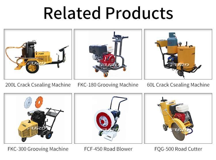 100L Hydraulic Asphalt Road Crack Sealing Machine for Sale