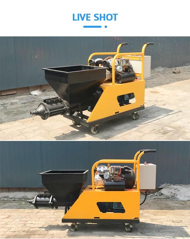 7.5kw Concrete Spray Machine Cement Mortar Sprayer