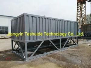 150t Movable Portable Horizontal Cement Silo