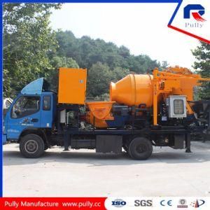 Pully Manufacture Minimum Use-Cost Jbc40-P5 Truck Mounted Diesel and Electric Concrete Mixer Pump