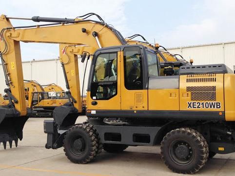 Brand New Xe150wd 0.5cbm Bucket 15 Ton Hydraulic Wheel Excavator