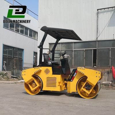 Hot Sale Diesel Engine Double Drum Road Compactor 1t 2t Road Roller Manufacturer