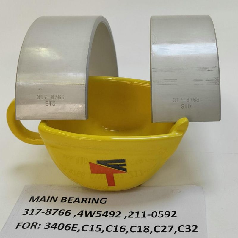 Machinery Engine Main Bearing 317-8766 for Engine C15 C16 C18 C27 C32 Buildozer D10n D11t Krp3122 4W5492