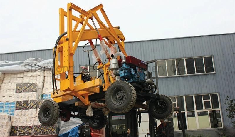 Road Safety Pole Install Pile Machinery Small Hydraulic Pile Driver