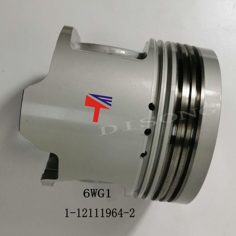 High-Performance Diesel Engine Parts Piston 1-12111964-2 for Excavator Zx450-3 Engine 6wg1