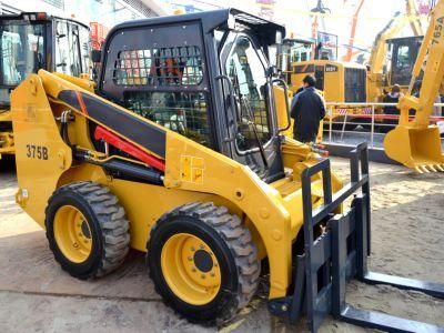 China Famous 3.4t Skid Steer Loader 375A with Cheap Price