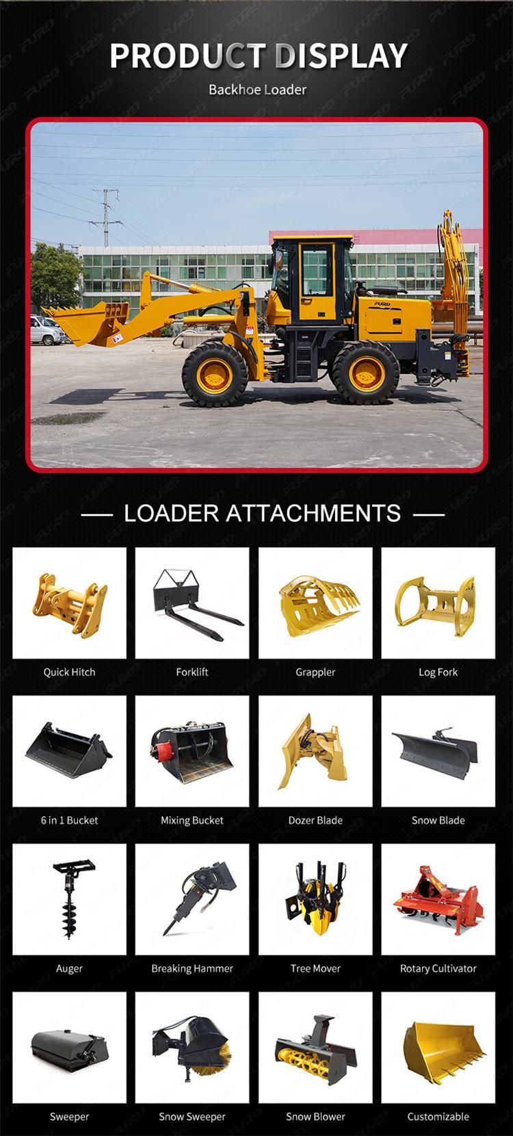 Various Function Backhoe and Front End Loader