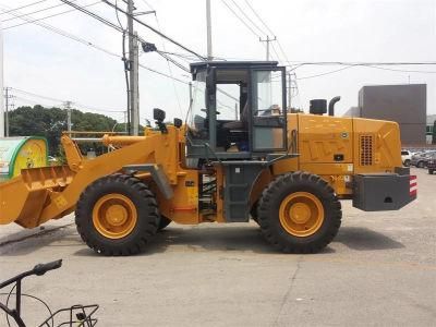 Front End Small 3ton Wheel Loader Price with Rock Bucket Cdm833