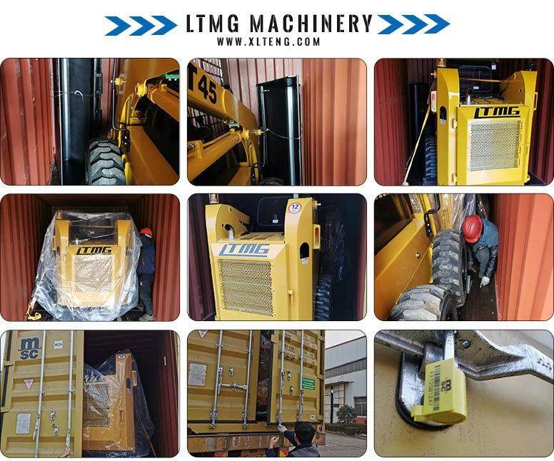 Ltmg Mini Loader 500kg-1500kg Best Skid Steer for Farm Use