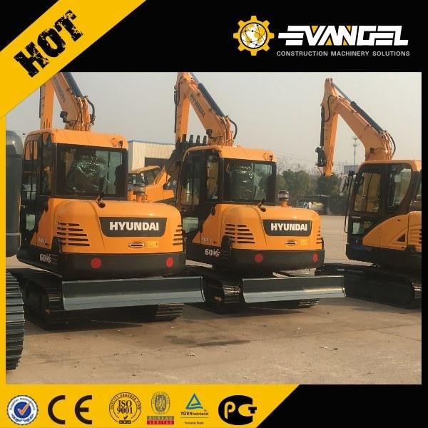 Hyundai Brand New 6 Ton Mini Hydraulic Crawler Excavator (R60VS)