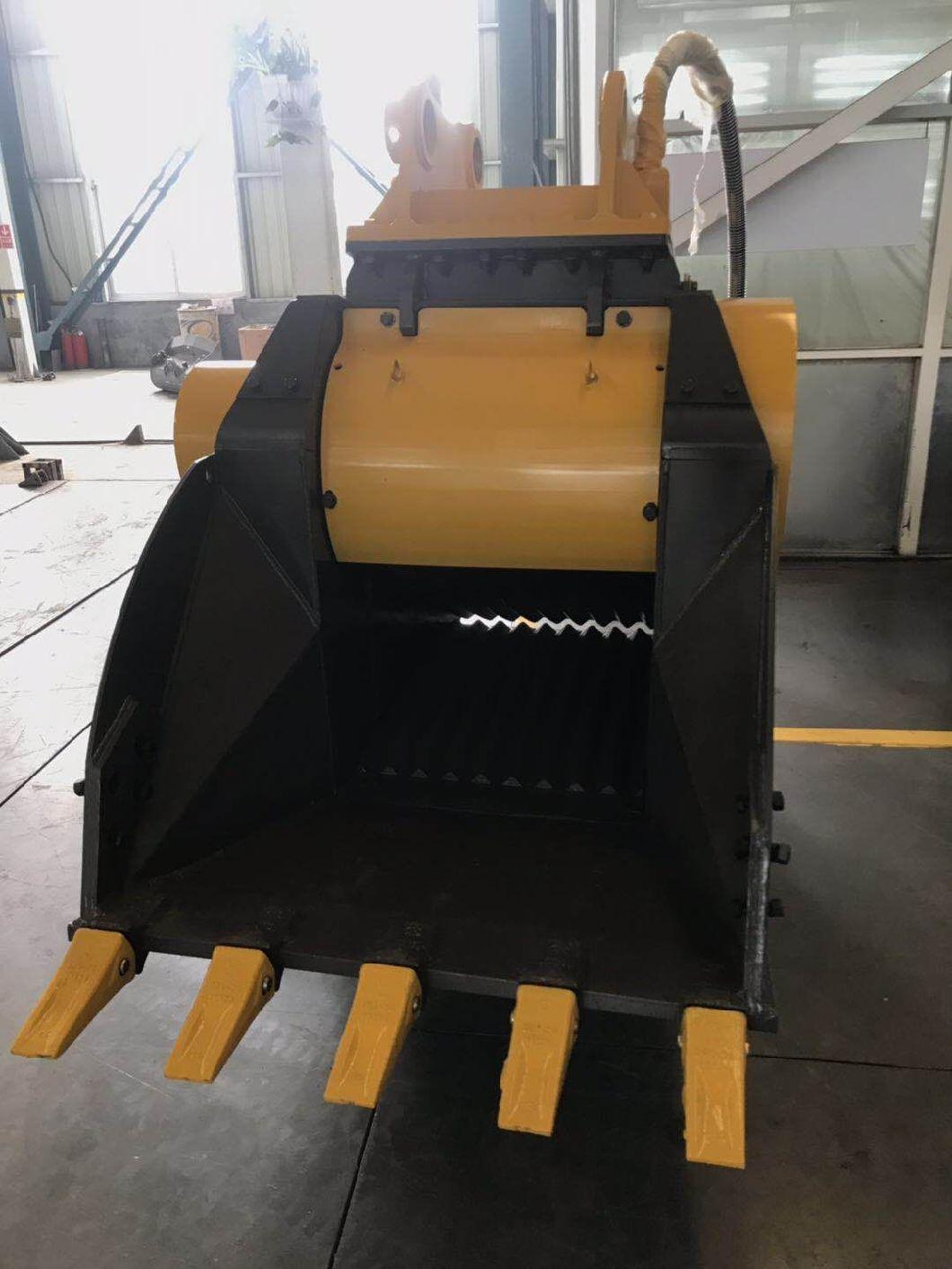 Crusher Bucket for 20t Excavator, Bucket Crusher for Skid Steer