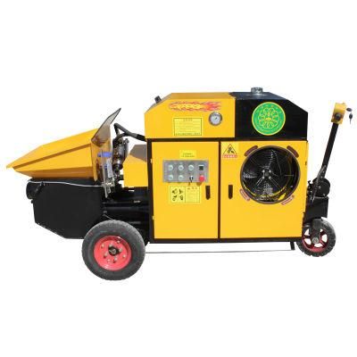 Diesel Engine Trailer Mounted Concrete Pump/Mobile Concrete Mixer Pump Diesel/Concrete Mixer with Pump Truck