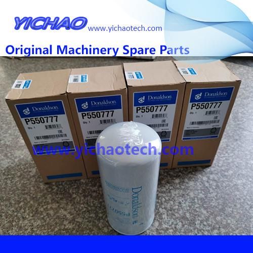 Original Container Equipment Port Machinery Parts Donaldson Oil Filter P550777
