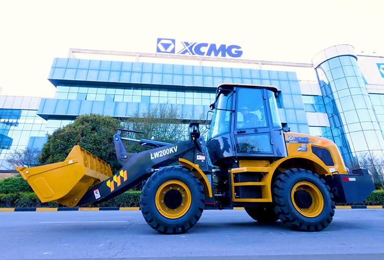 XCMG Official Wheel Loaders Lw200kv 2 Ton Mini Tractor Front Loader for Sale