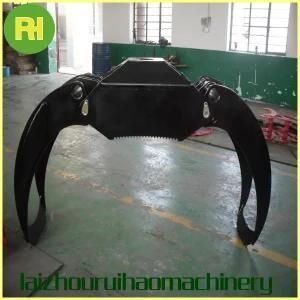 Factory Promotion Timber Handling Grab with Crane for Tractor Attachment