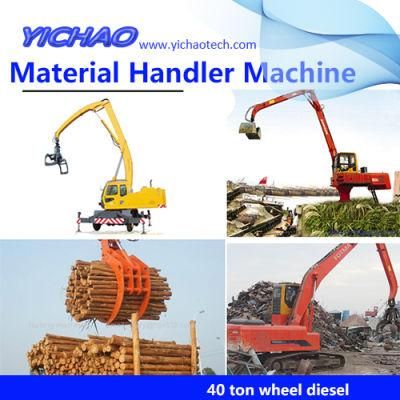 Timber Grab Wheeled Crawler Stationary Material Handler Machine