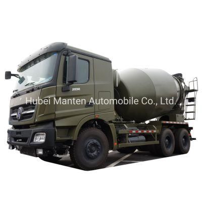 New North-Benz 6X4 380HP 10cbm Concrete Mixer Truck for Mongolia