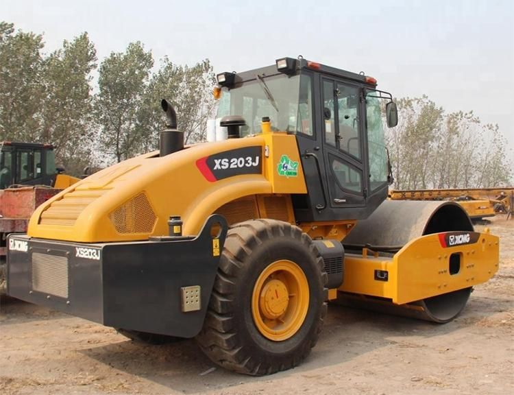 XCMG Xs203j 20 Ton Single Drum RC Vibratory Road Roller Compactor Price for Sale