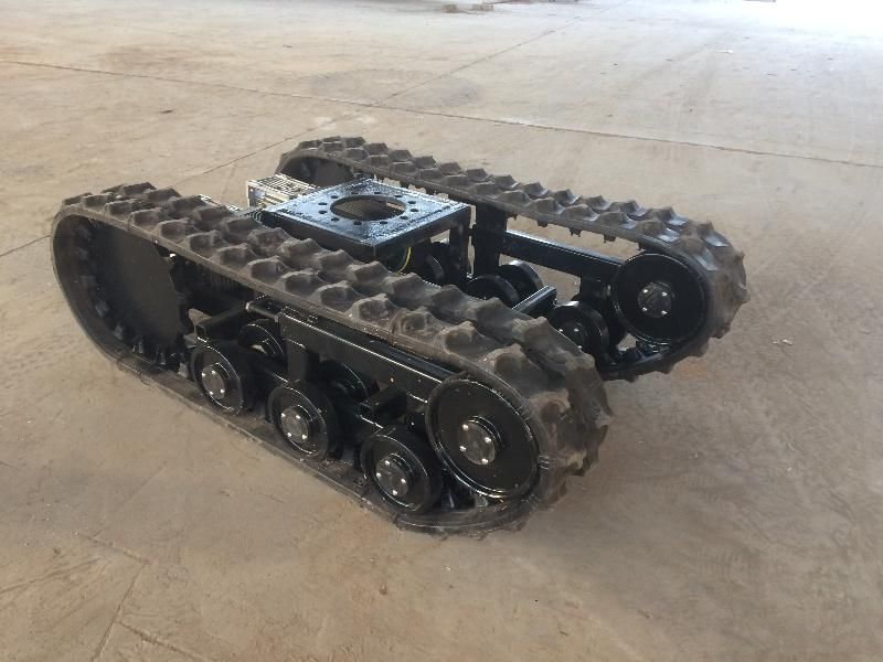 Rubber Track Undercarriage, Chassis for Small Machine (Size Adjustable)