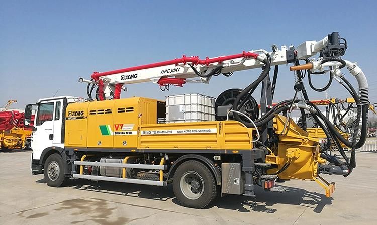XCMG Hpc30ki Truck Mounted Concrete Spraying Machine Shotcrete Machine Price