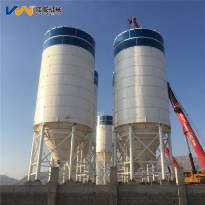 30t-3000t Carbon Steel Silo with Painted Inside for Storing Industrial Powder