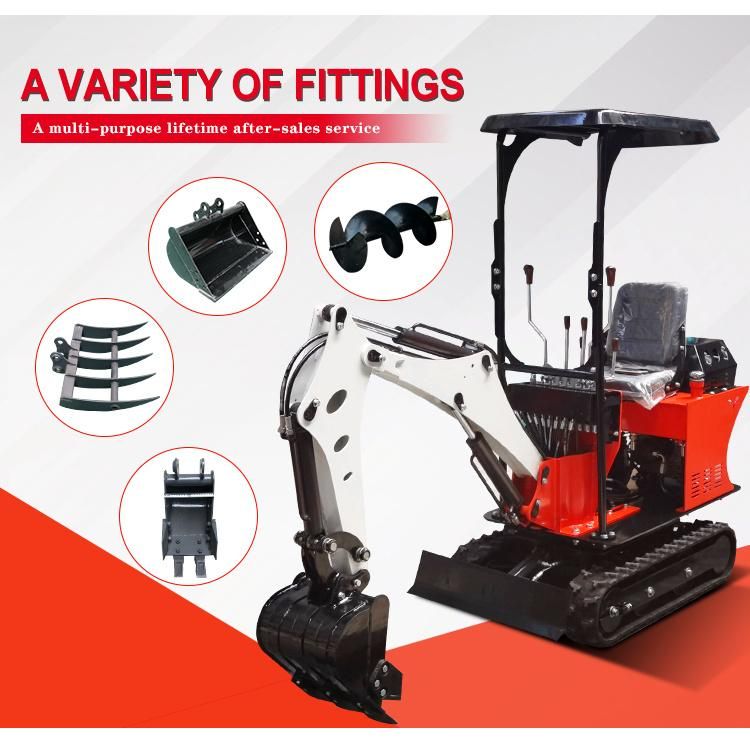 China Hydraulic Crawler 800kg Mini Excavator with Competitive Price
