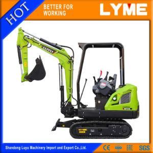 Trustworthy Quality Mini Excavator Ly18 with Swing Arm for Digging Tree Hole