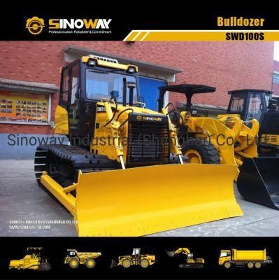 10 Ton Landfill Bulldozer 100HP Swamp Track Type Tractor