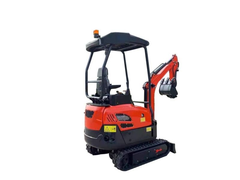 Rdt-18b 1.8ton China Durable Micro New Garden Small Farm Home Crawler Backhoe Digger Machine Price with CE Mini Excavator/Bagger 0.6/0.8/1/1.2ton
