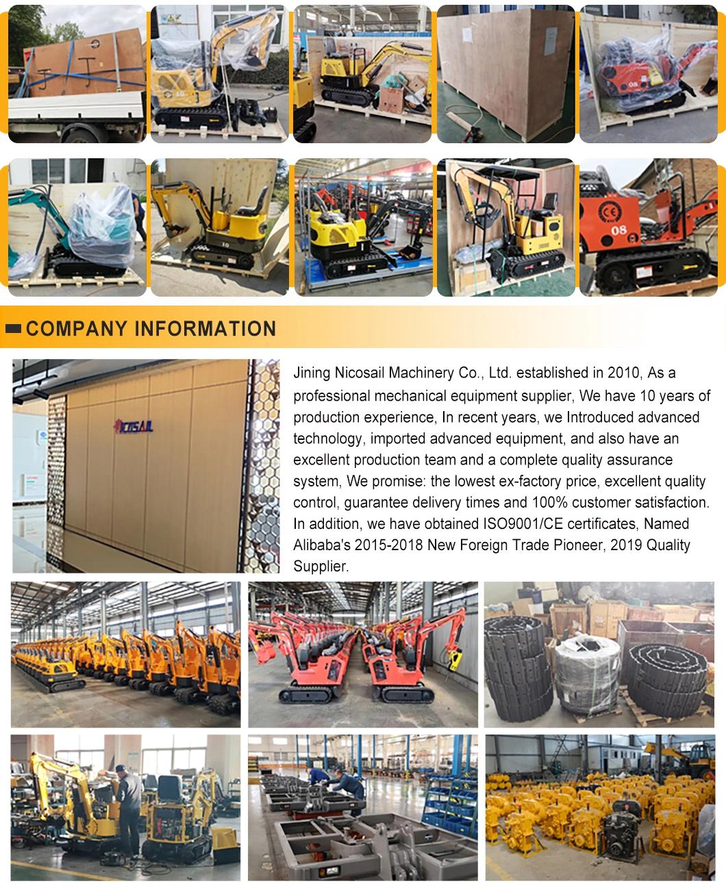 Hydraulic Pilot Joystick Micro Mini Digger Excavator Machine Crawler