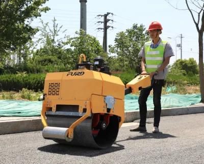 510kg Single Drum Mini Vibratory Road Roller Construction Machinery Compactor with Good Price