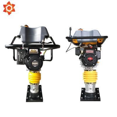 Small Vertical Gasoline Engine Soil Compaction Stamping Jumping Rammer Machine