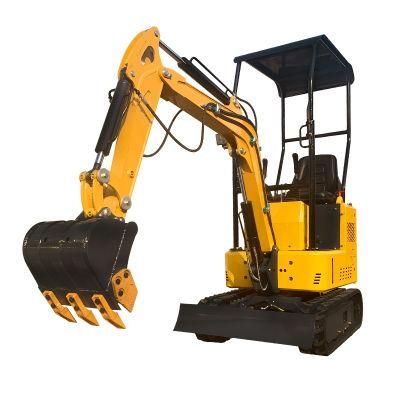 Quick Delivery China Excavator Price 0.8ton 1ton Mini Excavator Agricultural and Forestry Machinery