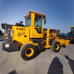 1.5 M3 Factory Supply Tractor Front End Wheel Loader with Attachments