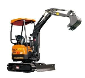 Xiniu Excavator Xn20 1900kg Mini Excavator Digger Smallest Mini Excavator China Bagger