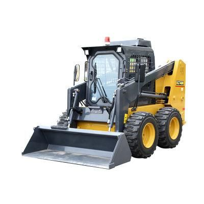 Popular Market Xc760K Mini Skid Steer Loader 61.3kw with 0.6 M3 Bucket Capacity