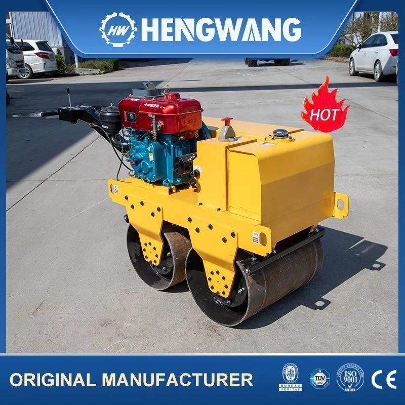 Small Walking Behind 0.6 Ton Road Roller with CE for Vietnam