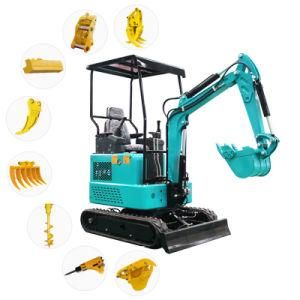 Cheap Price 1.8 Ton New Hydraulic Crawler Mini Excavator with CE, ISO Eac Certifications for Sale