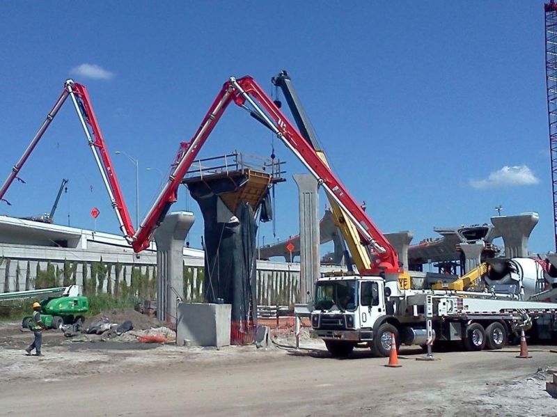 25m Truck-Mounted Concrete Pump Syg5210thb 25c-8 (SZ-EU) with Power Engine