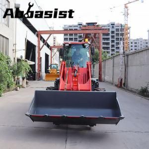 CE ISO SGS OEM Abbasist 2.5ton Hydraulic Cylinder Arm Telescopic Loader AL2500T Compact Pay Loader 2500kg