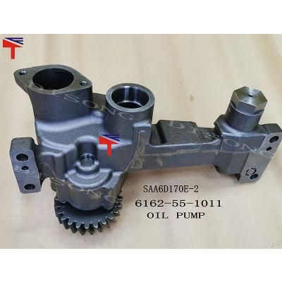 S6d170-1-2-3 Engine Diesel Engine Parts Oil Pump 6162-55-1211