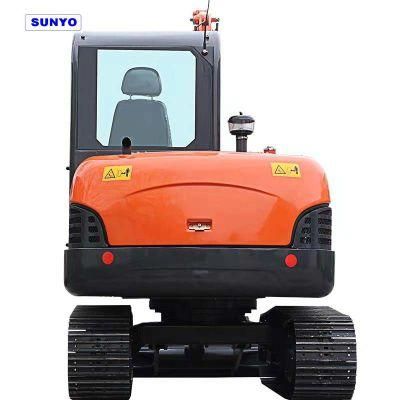 Sy65 Mini Excavators Sunyo Brand as Wheel Excavators