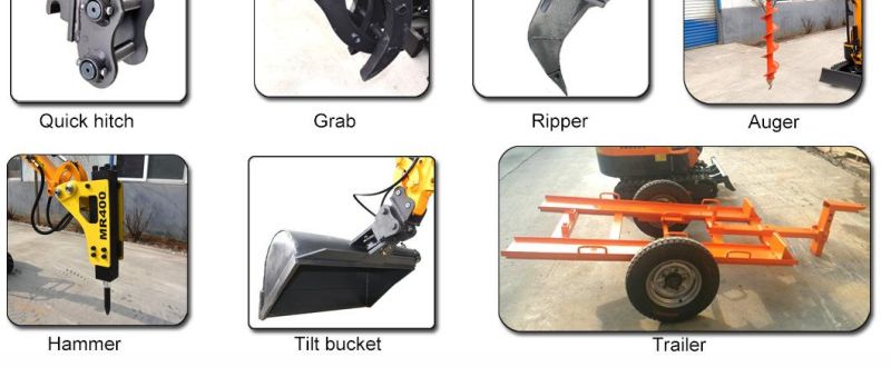 CE Mountain Raise Mr06 700kg Chinese Compact Mini Excavator